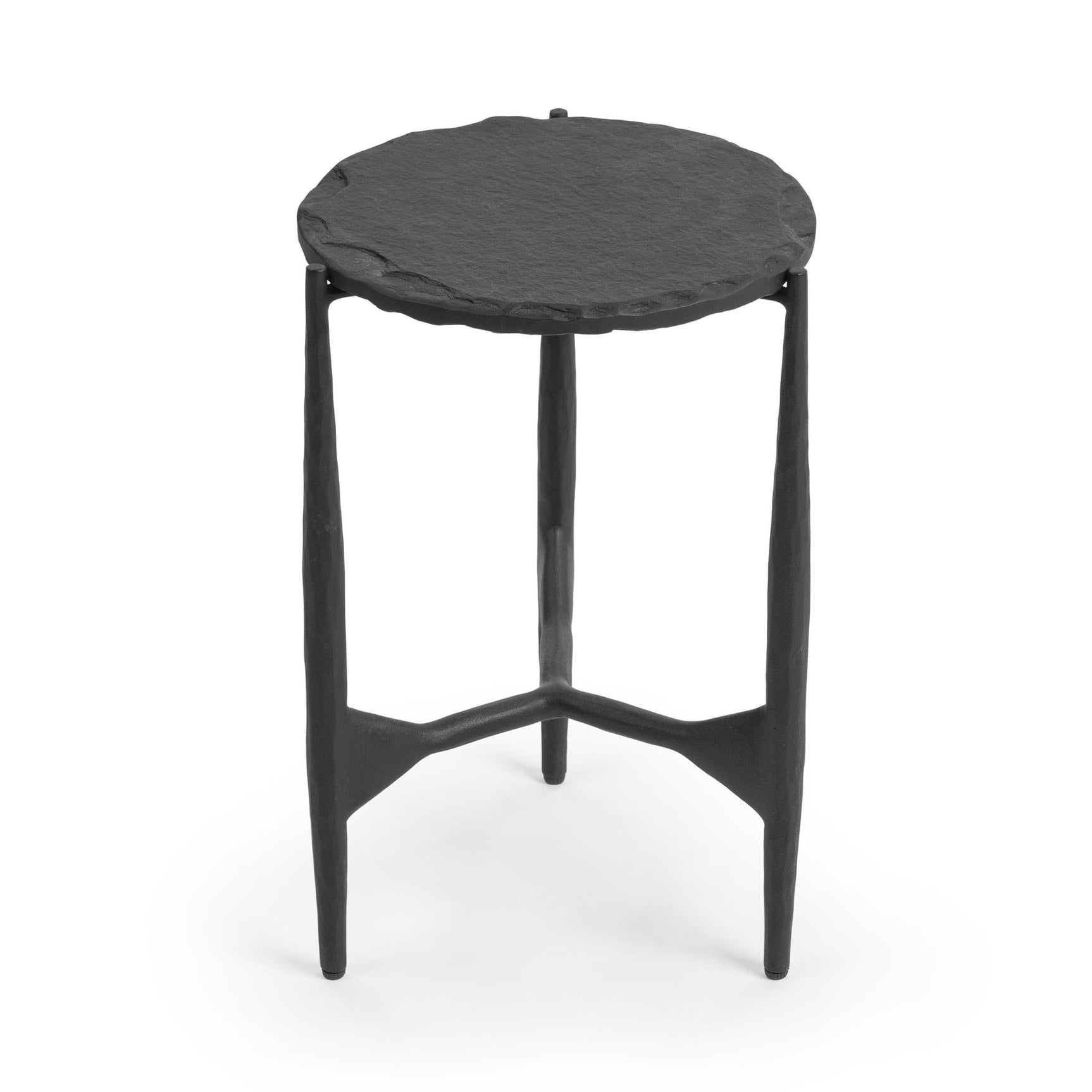 Luka Charcoal Forge End Table - Ornate Home