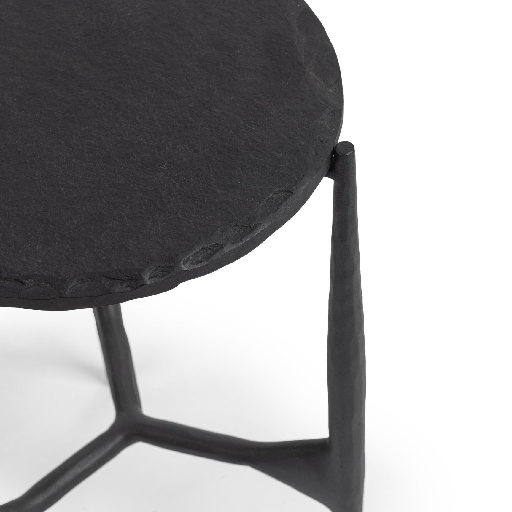 Luka Charcoal Forge End Table - Ornate Home