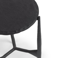 Luka Charcoal Forge End Table - Ornate Home