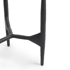Luka Charcoal Forge End Table - Ornate Home