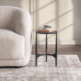 Luka Charcoal Forge End Table - Ornate Home