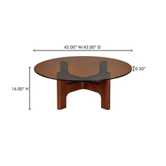 Luke Amber Coffee Table - Ornate Home