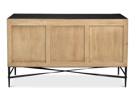 Luke Brown Three Door Sideboard - Ornate Home