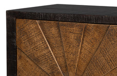 Luke Brown Three Door Sideboard - Ornate Home