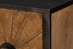 Luke Brown Three Door Sideboard - Ornate Home