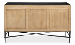 Luke Brown Three Door Sideboard - Ornate Home