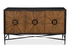 Luke Brown Three Door Sideboard - Ornate Home