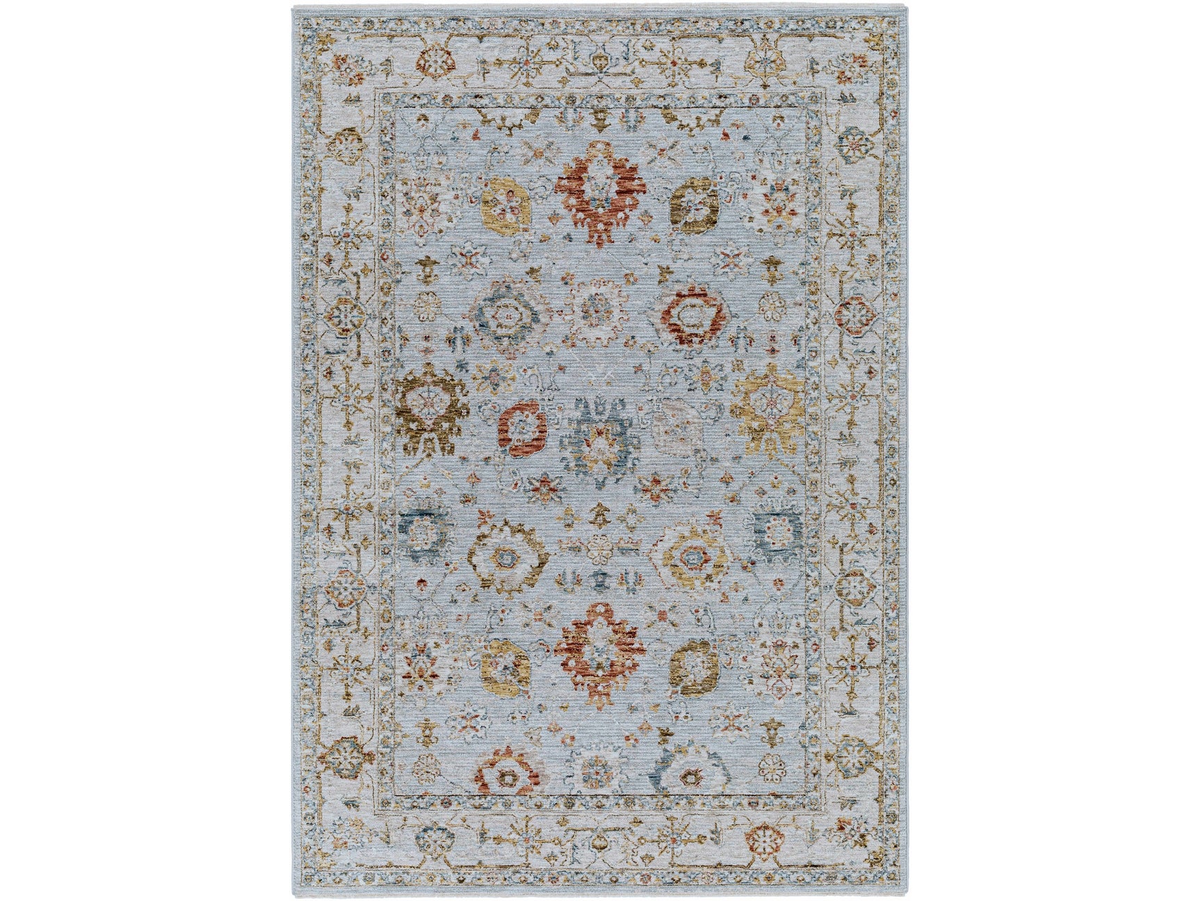 Luklukan Oushak Style Floral Rug - Ornate Home