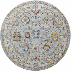 Luklukan Oushak Style Floral Rug - Ornate Home