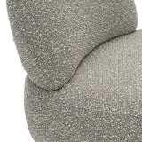 Lulu Grey Fabric Swivel Chair - Ornate Home