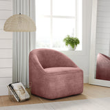 Lulu2 Lilac Lulu Swivel Accent Chair - Ornate Home