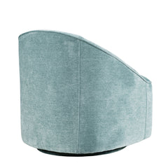 Lulu2 Teal Lulu Swivel Accent Chair - Ornate Home