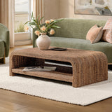 Luma Harvest Abaca 56" Rectangular Coffee Table