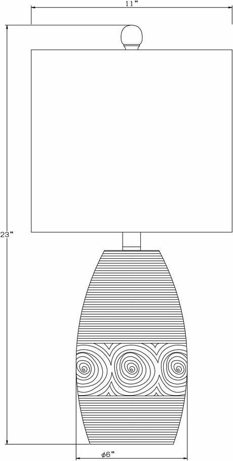 Lumbang Table Lamp - Ornate Home