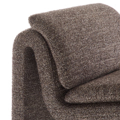 Lume Antique Boucle Upholstered Armless Accent Chair - Ornate Home