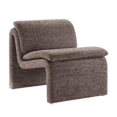 Lume Antique Boucle Upholstered Armless Accent Chair - Ornate Home