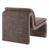 Lume Antique Boucle Upholstered Armless Accent Chair - Ornate Home