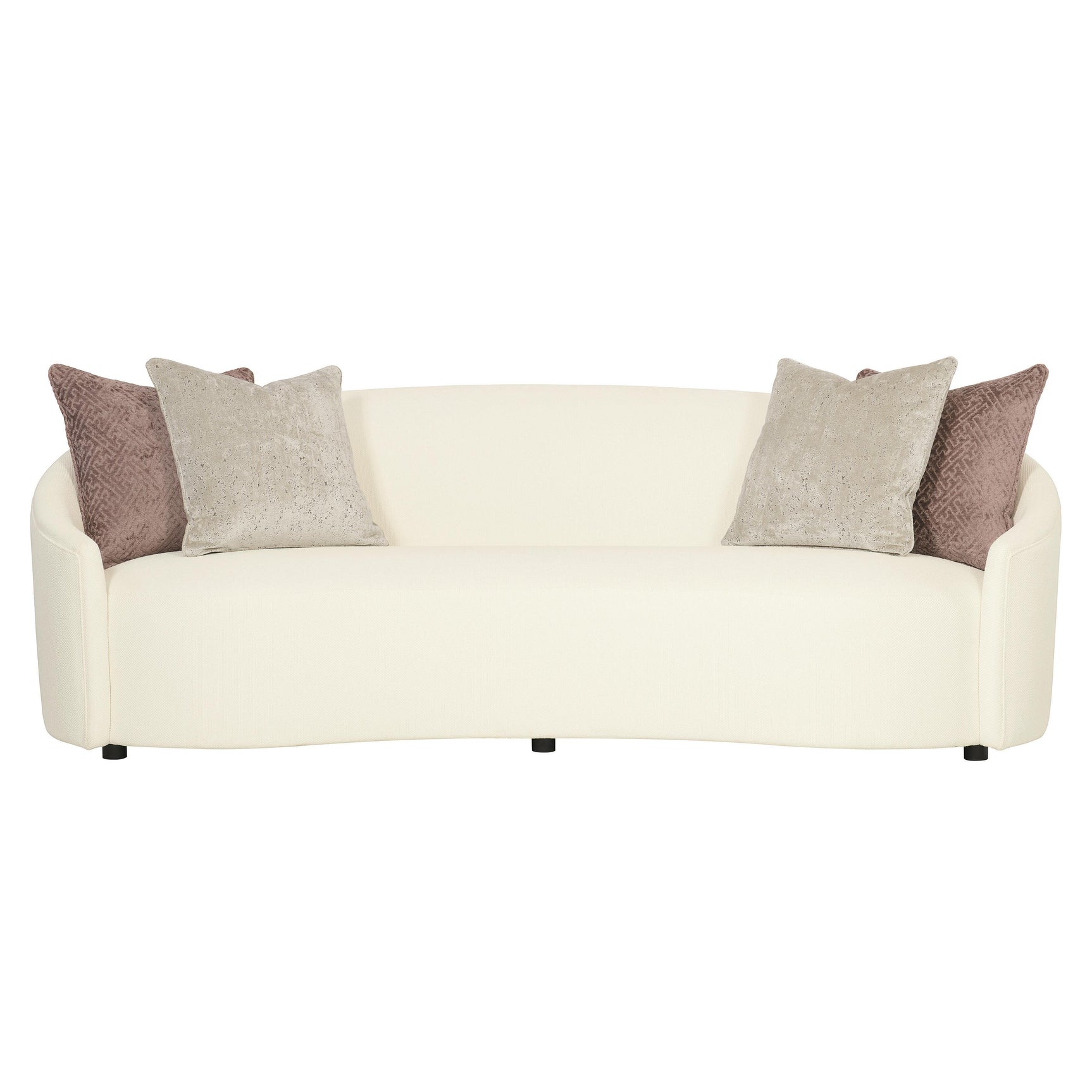 Lumen White/Cream Fabric Sofa - Ornate Home