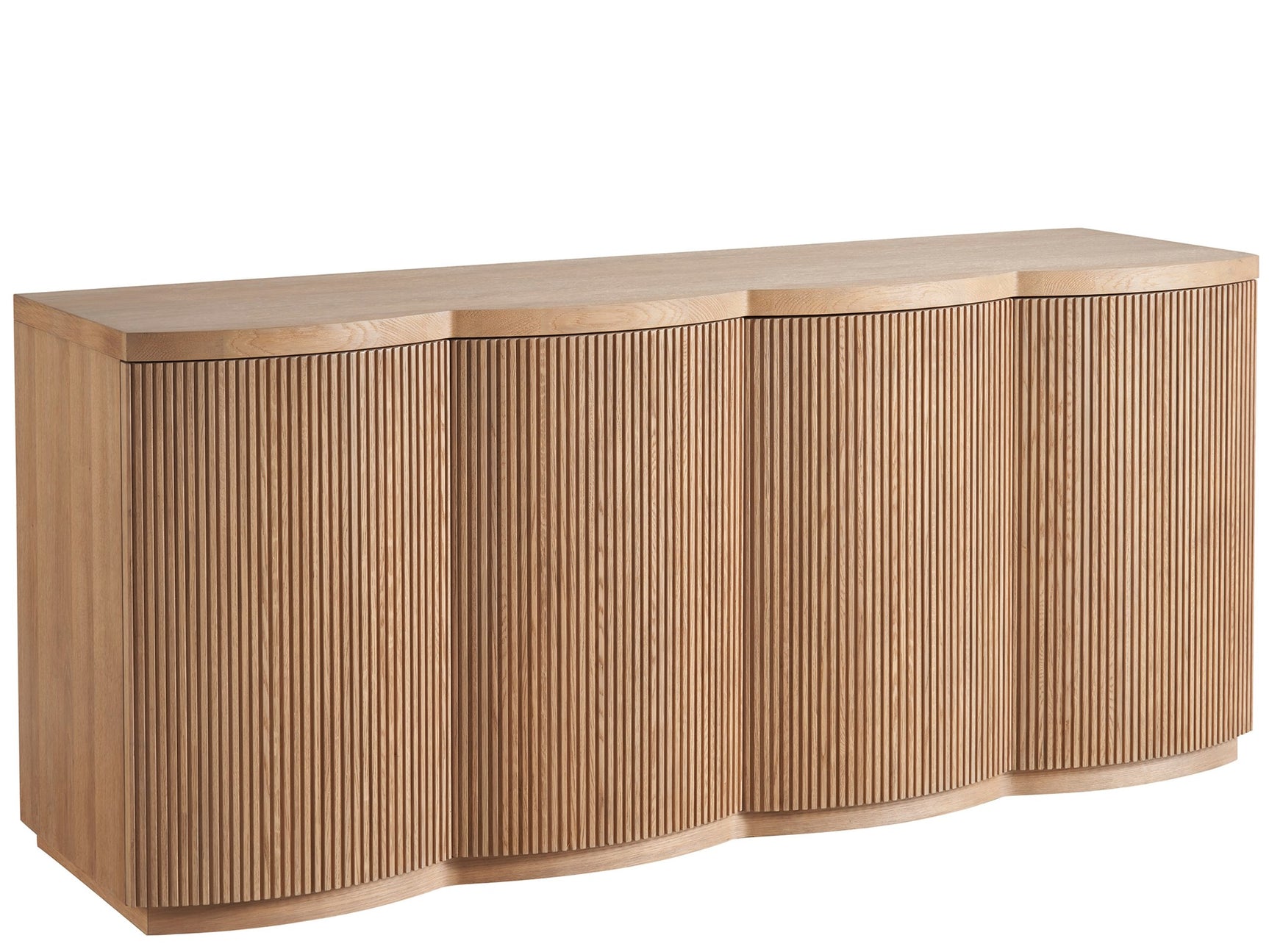 Lumi Natural Oak Credenza - Ornate Home