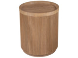 Lumi Natural Oak Side Table - Ornate Home