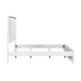 Lumin White 5pc Bedroom Set - Ornate Home
