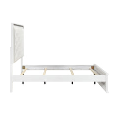 Lumin White 5pc Bedroom Set - Ornate Home