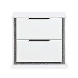 Lumin White 5pc Bedroom Set - Ornate Home