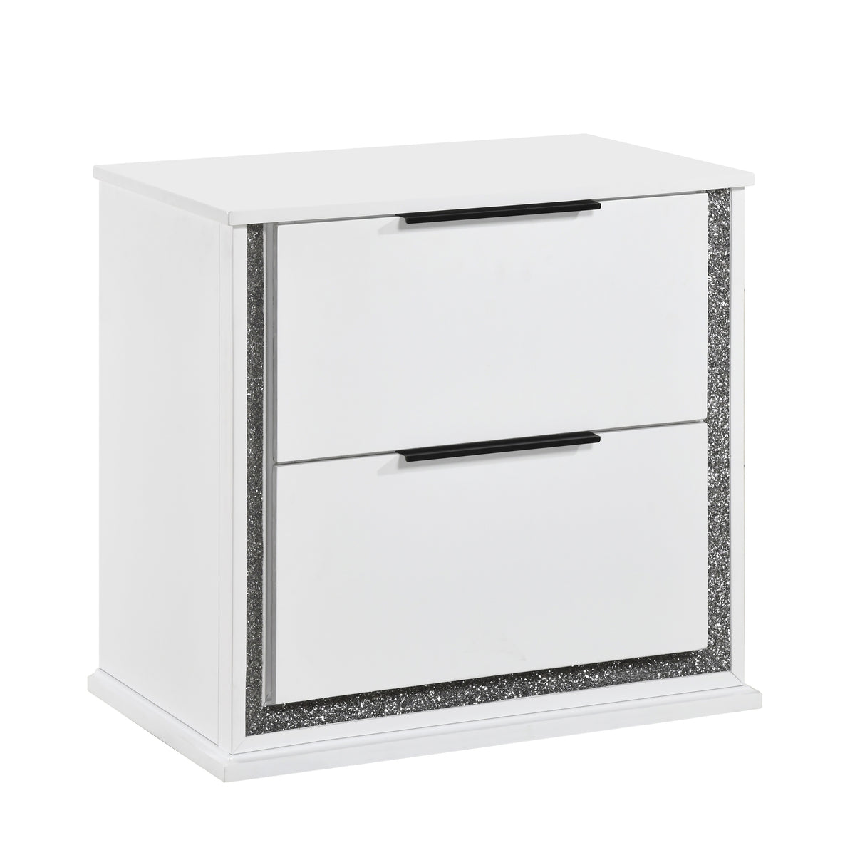 Lumin White 5pc Bedroom Set - Ornate Home