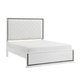 Lumin White California King Bed