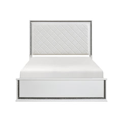 Lumin White California King Bed - Ornate Home