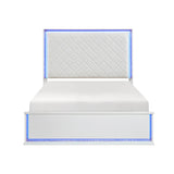 Lumin White California King Bed