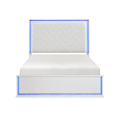 Lumin White California King Bed - Ornate Home