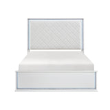 Lumin White California King Bed