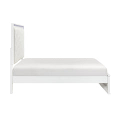 Lumin White California King Bed - Ornate Home