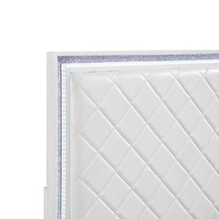 Lumin White California King Bed - Ornate Home