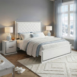 Lumin White California King Bed