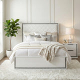 Lumin White California King Bed