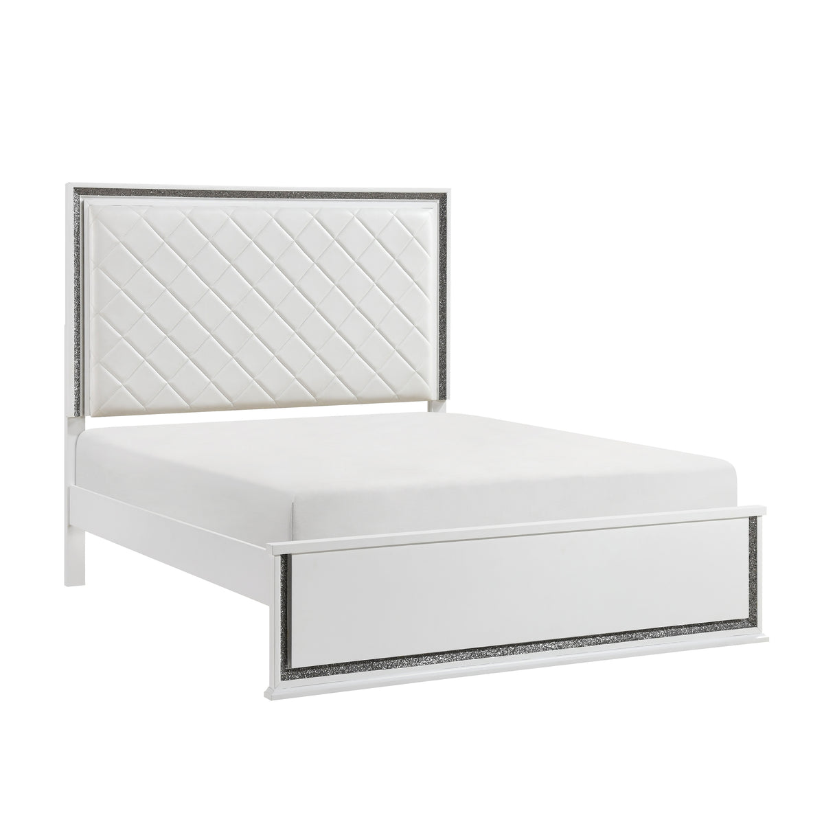Lumin White California King Bed - Ornate Home