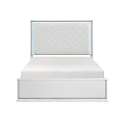 Lumin White California King Bed - Ornate Home
