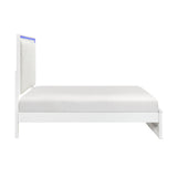 Lumin White California King Bed - Ornate Home