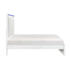 Lumin White California King Bed - Ornate Home