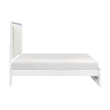 Lumin White California King Bed - Ornate Home