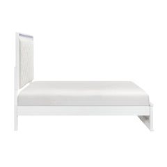 Lumin White California King Bed - Ornate Home
