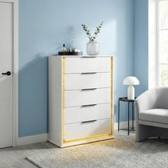 Lumin White Chest - Ornate Home