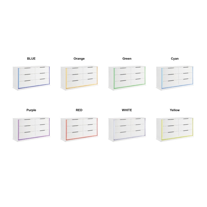 Lumin White Dresser - Ornate Home