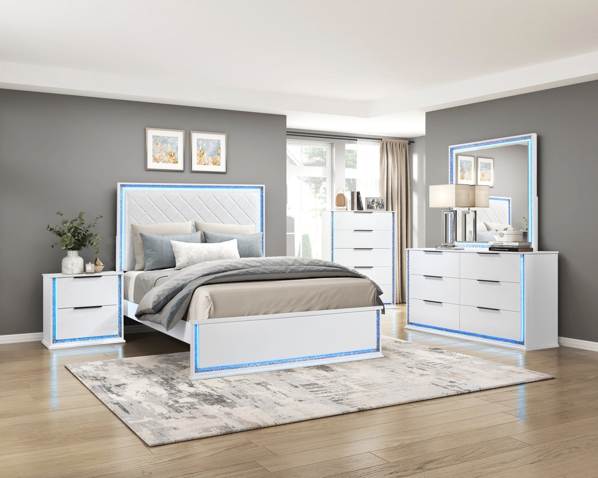 Lumin White Mirror - Ornate Home