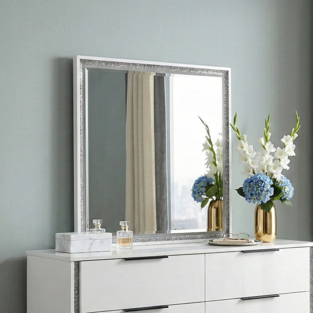 Lumin White Mirror - Ornate Home