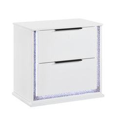 Lumin White Nightstand - Ornate Home