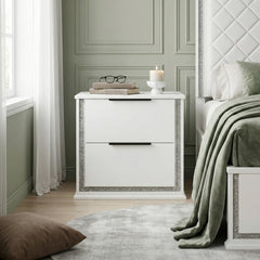 Lumin White Nightstand - Ornate Home
