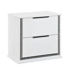 Lumin White Nightstand - Ornate Home